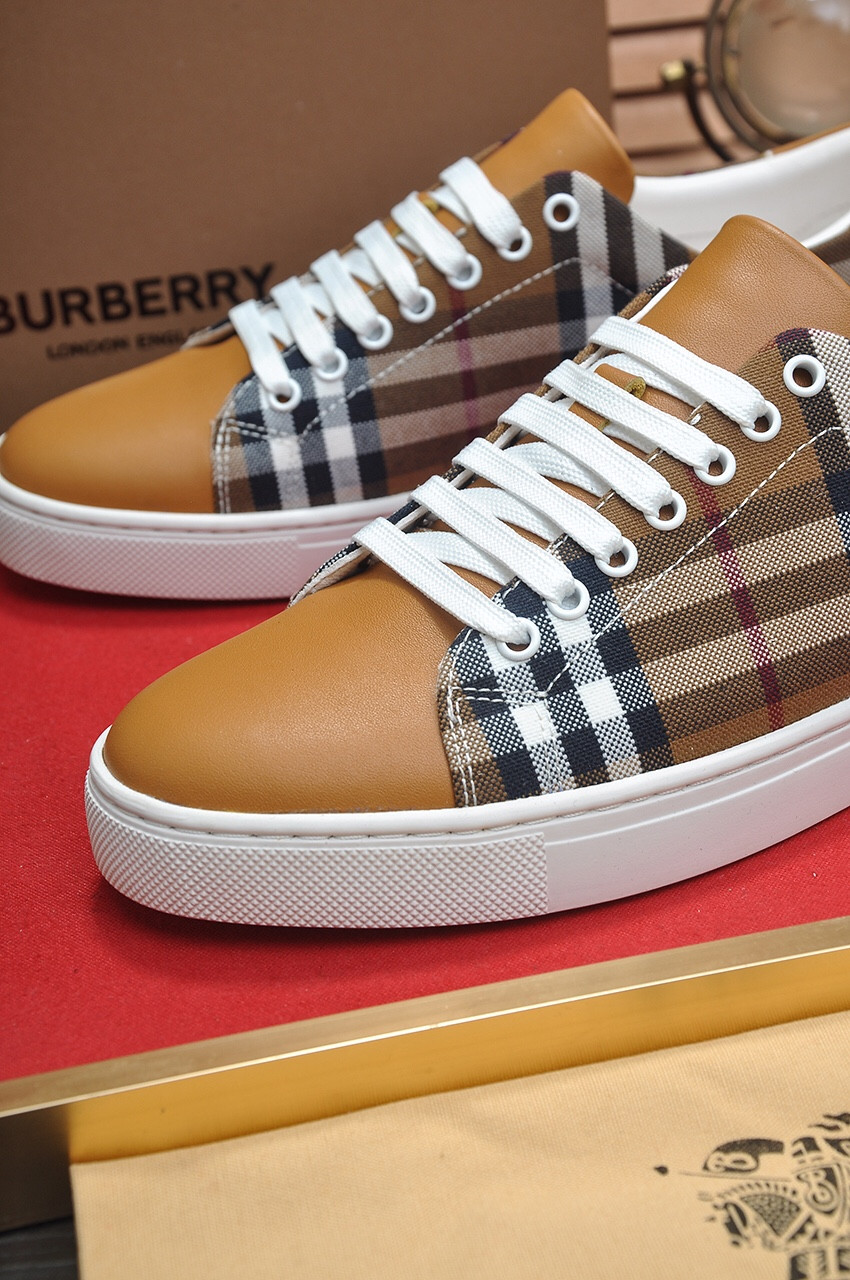 UA Burberry Check Sneakers