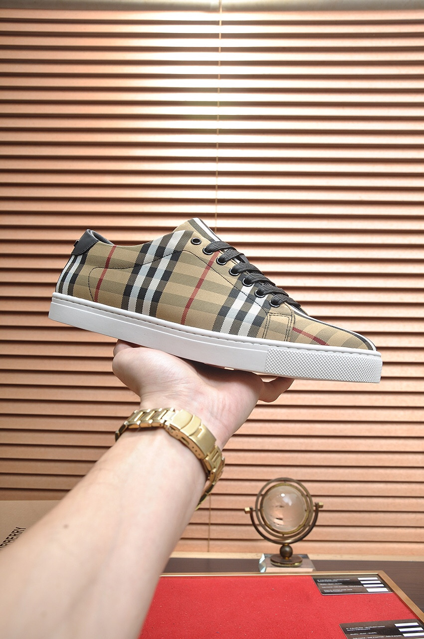 UA Burberry Check Sneakers