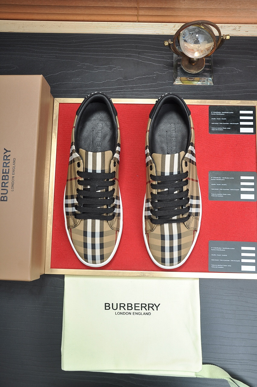 UA Burberry Check Sneakers