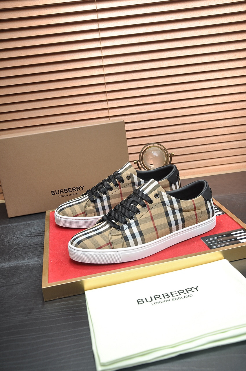 UA Burberry Check Sneakers