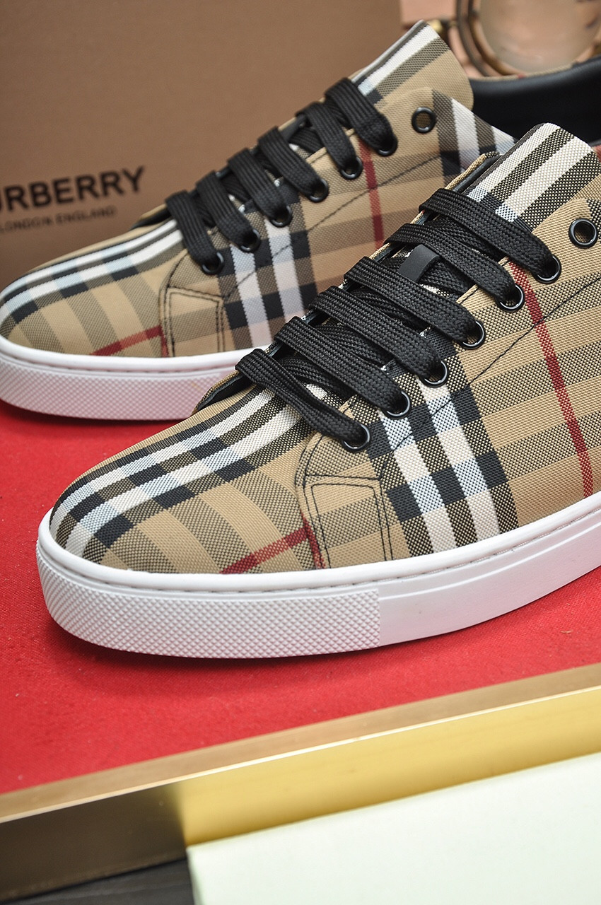 UA Burberry Check Sneakers