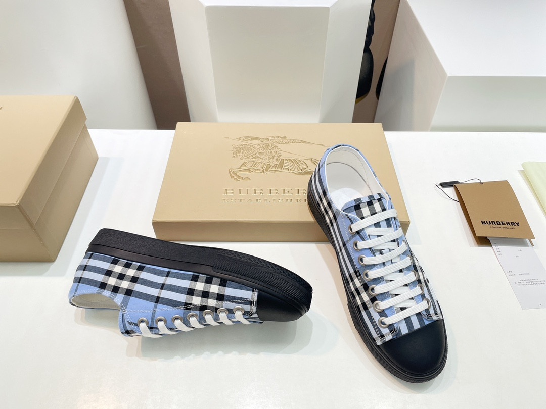 UA Burberry Check Sneakers