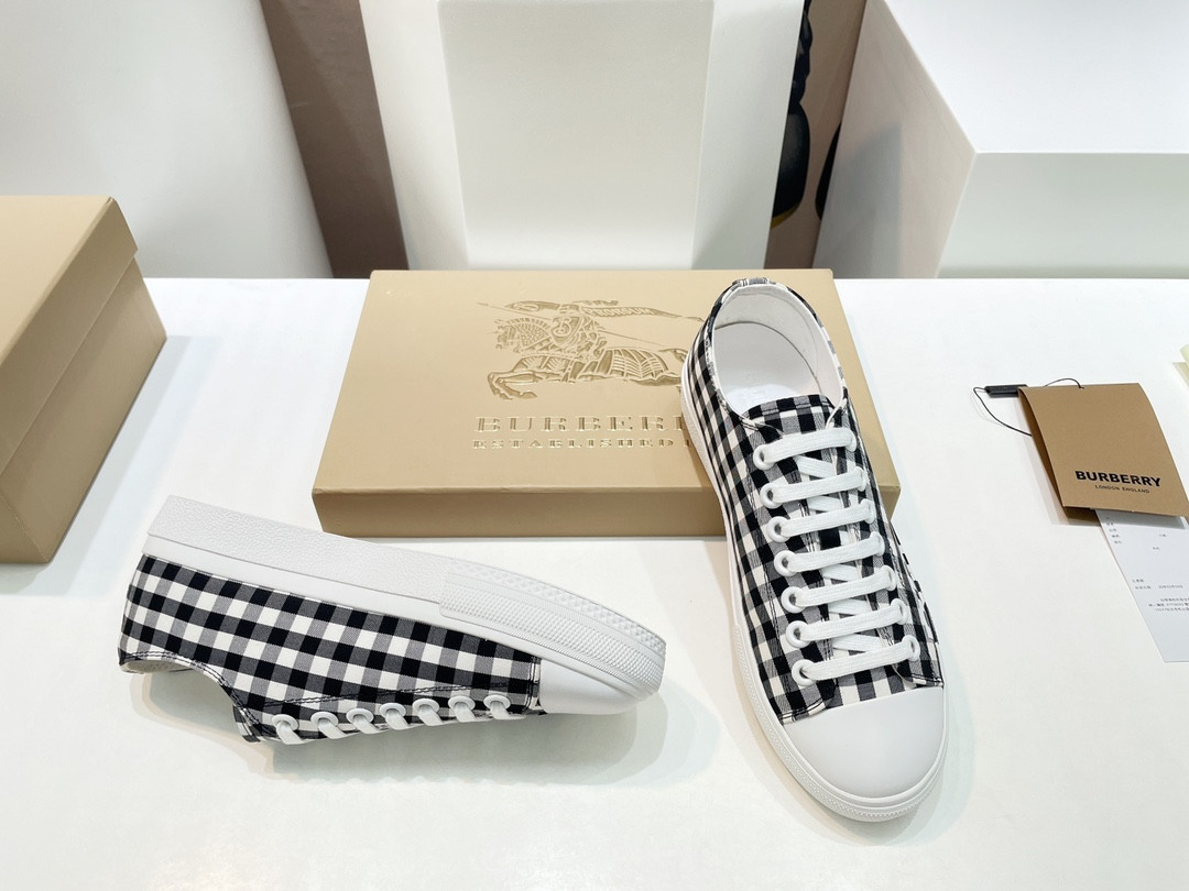 UA Burberry Check Sneakers