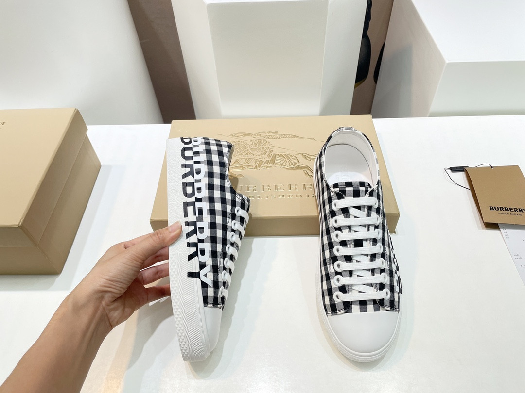 UA Burberry Check Sneakers