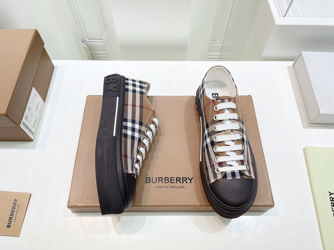 UA Burberry Check Sneakers