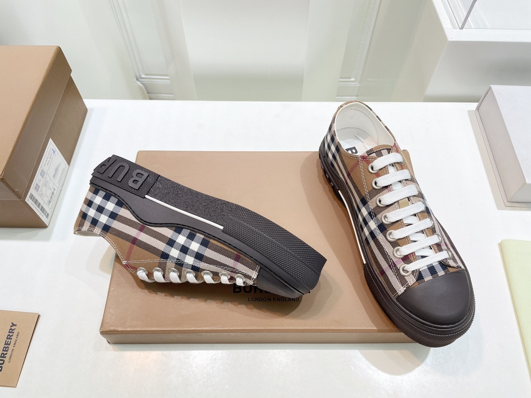UA Burberry Check Sneakers