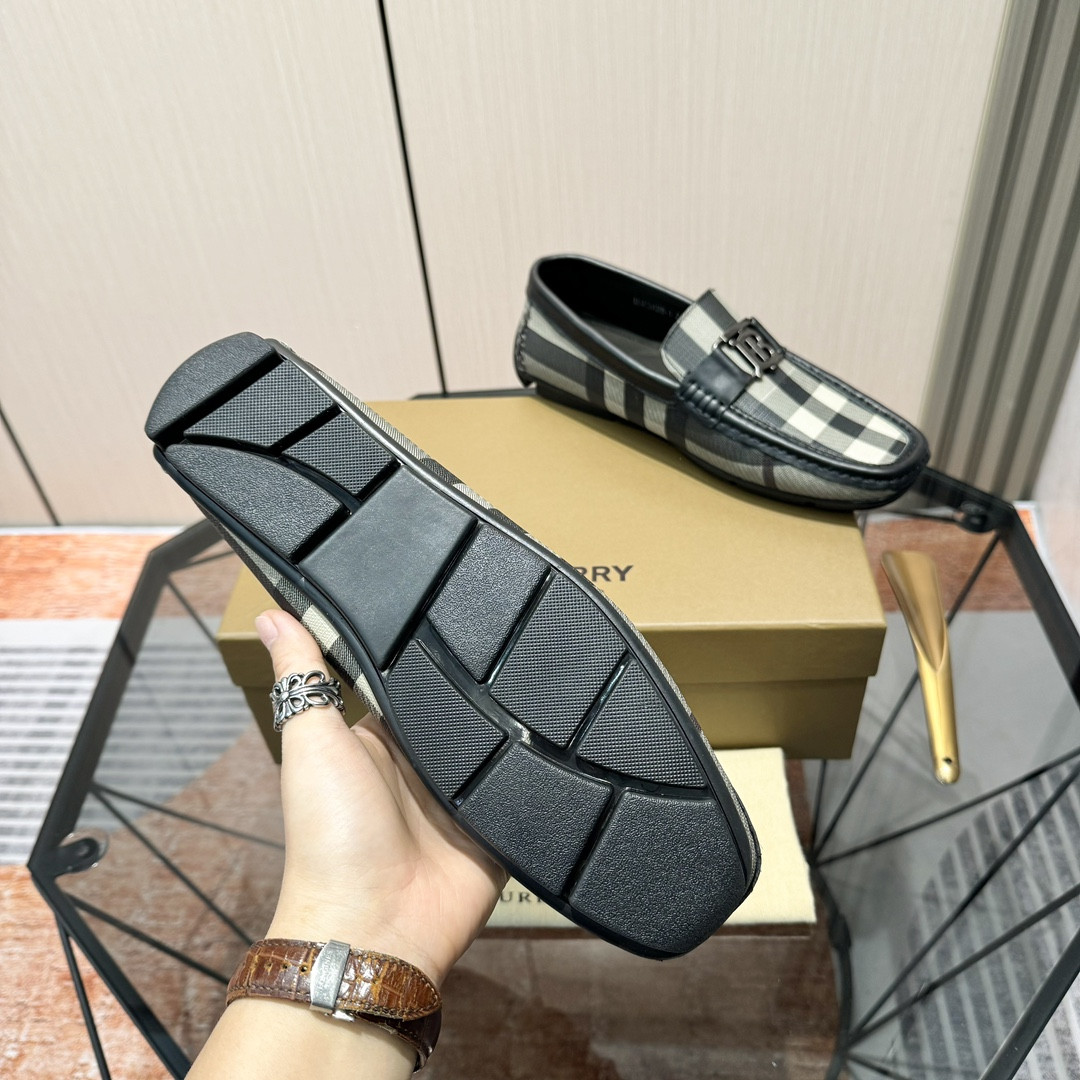 UA Burberry Check Loafers