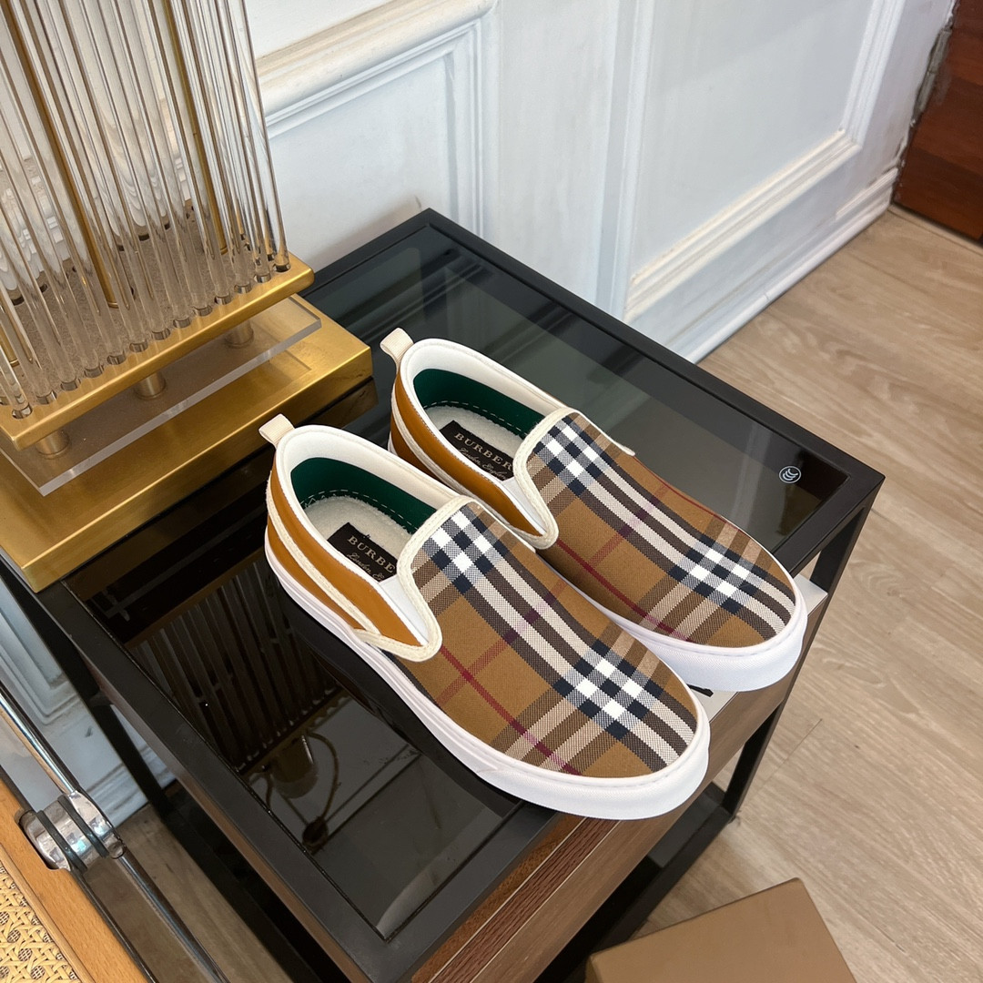 UA Burberry Slip On Sneakers