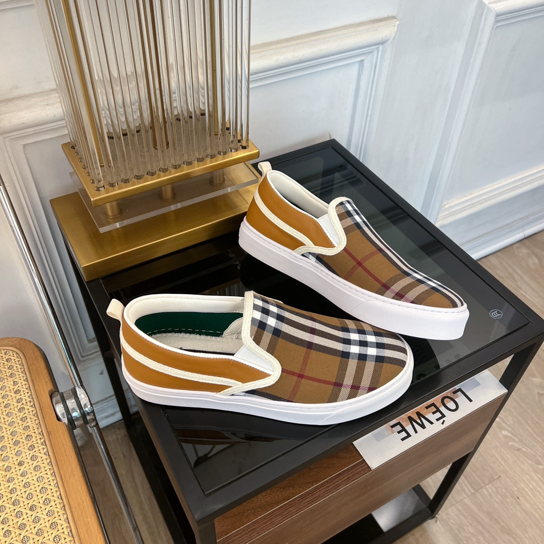 UA Burberry Slip On Sneakers
