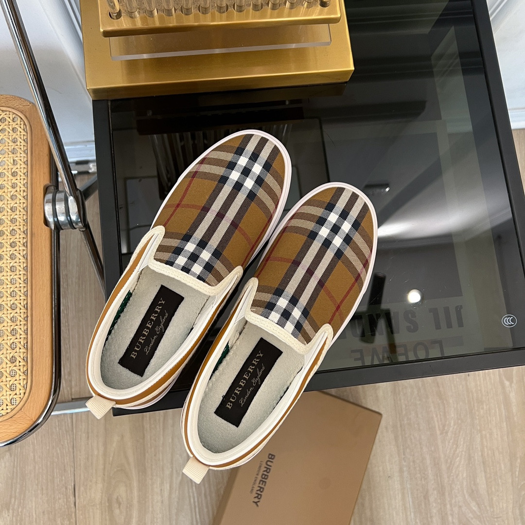 UA Burberry Slip On Sneakers