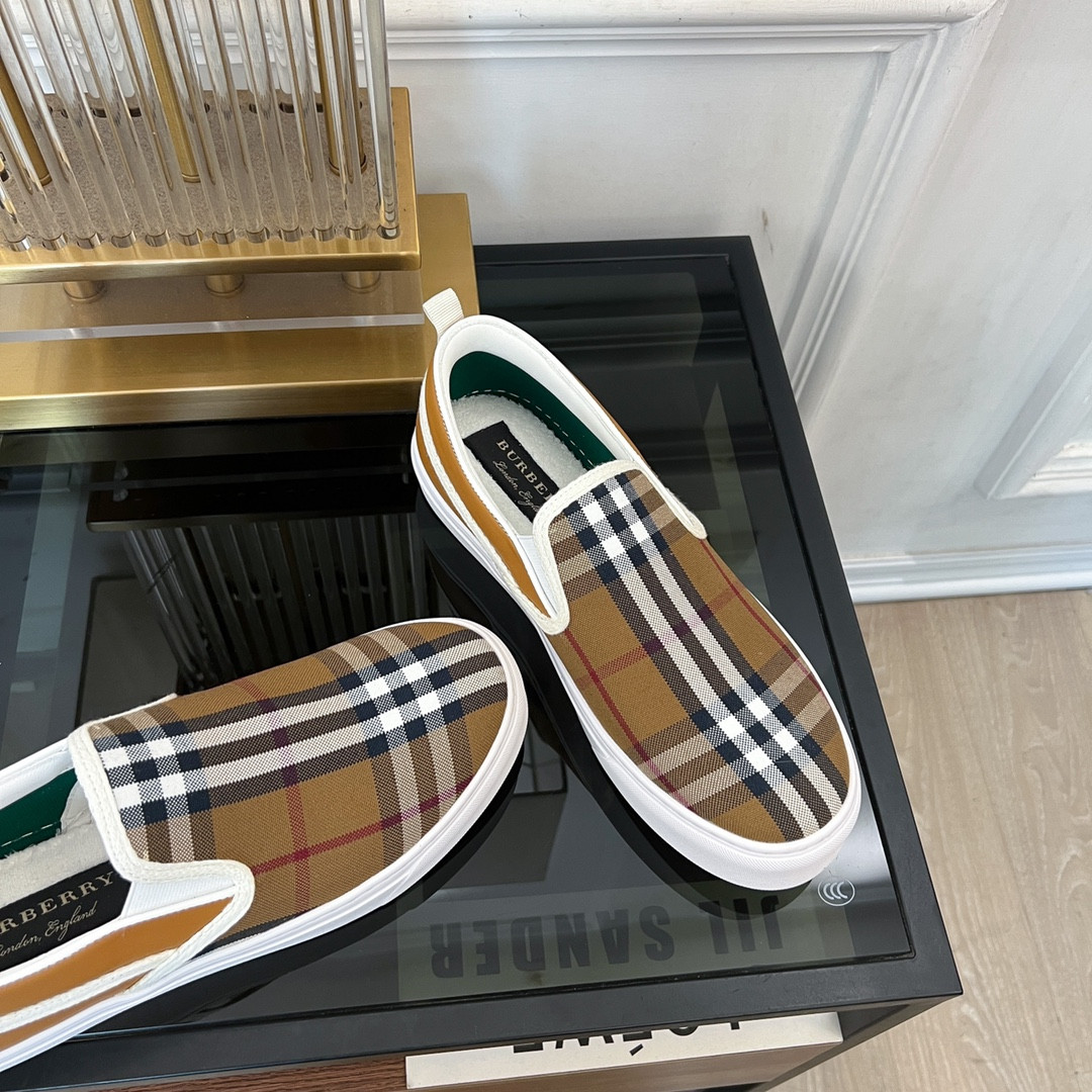 UA Burberry Slip On Sneakers