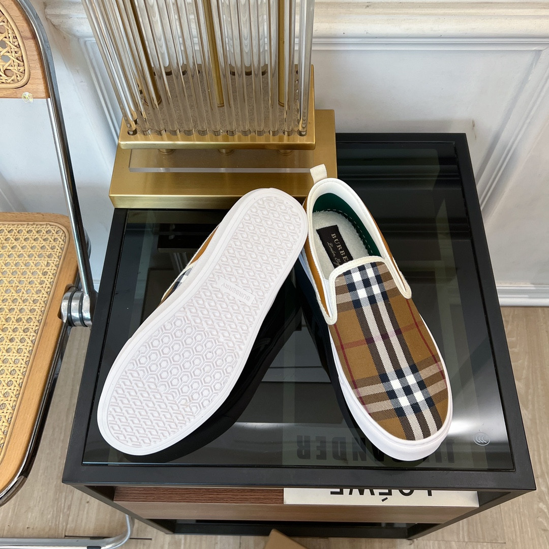 UA Burberry Slip On Sneakers