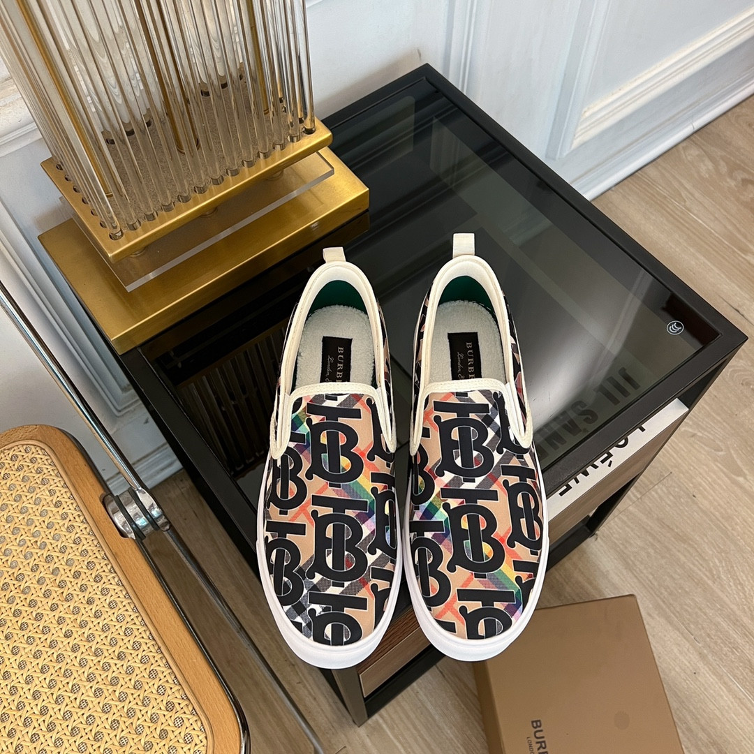 UA Burberry Slip On Sneakers