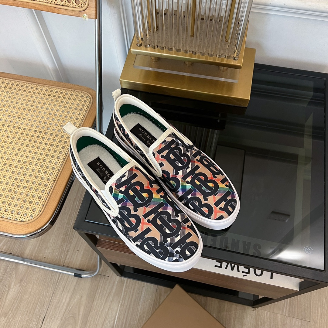 UA Burberry Slip On Sneakers
