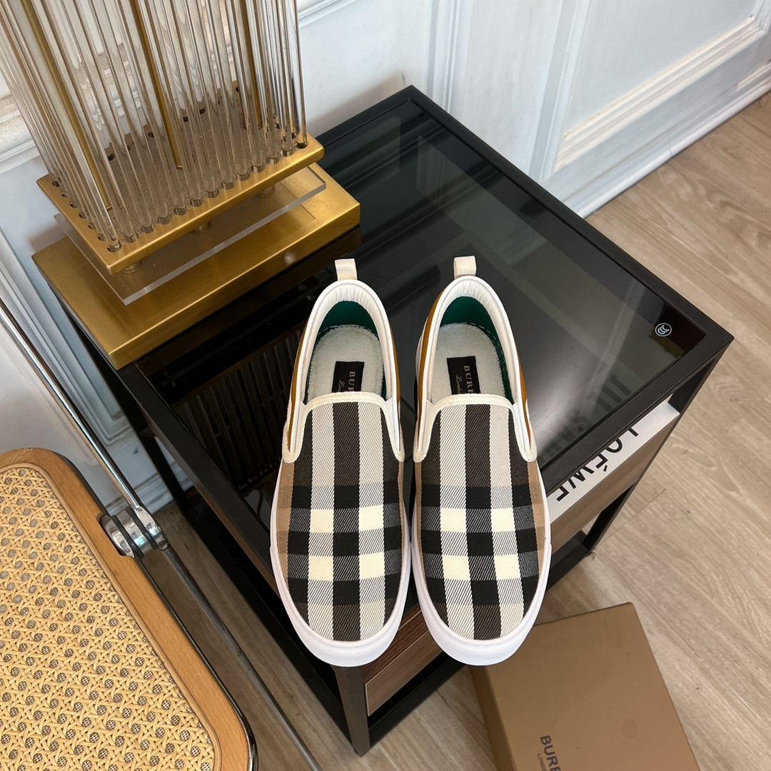 UA Burberry Slip On Sneakers