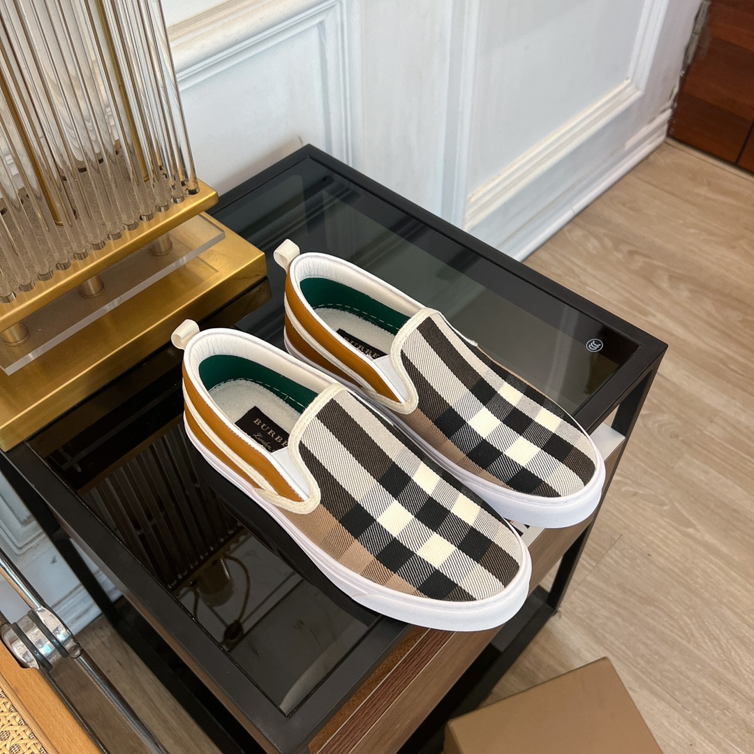 UA Burberry Slip On Sneakers