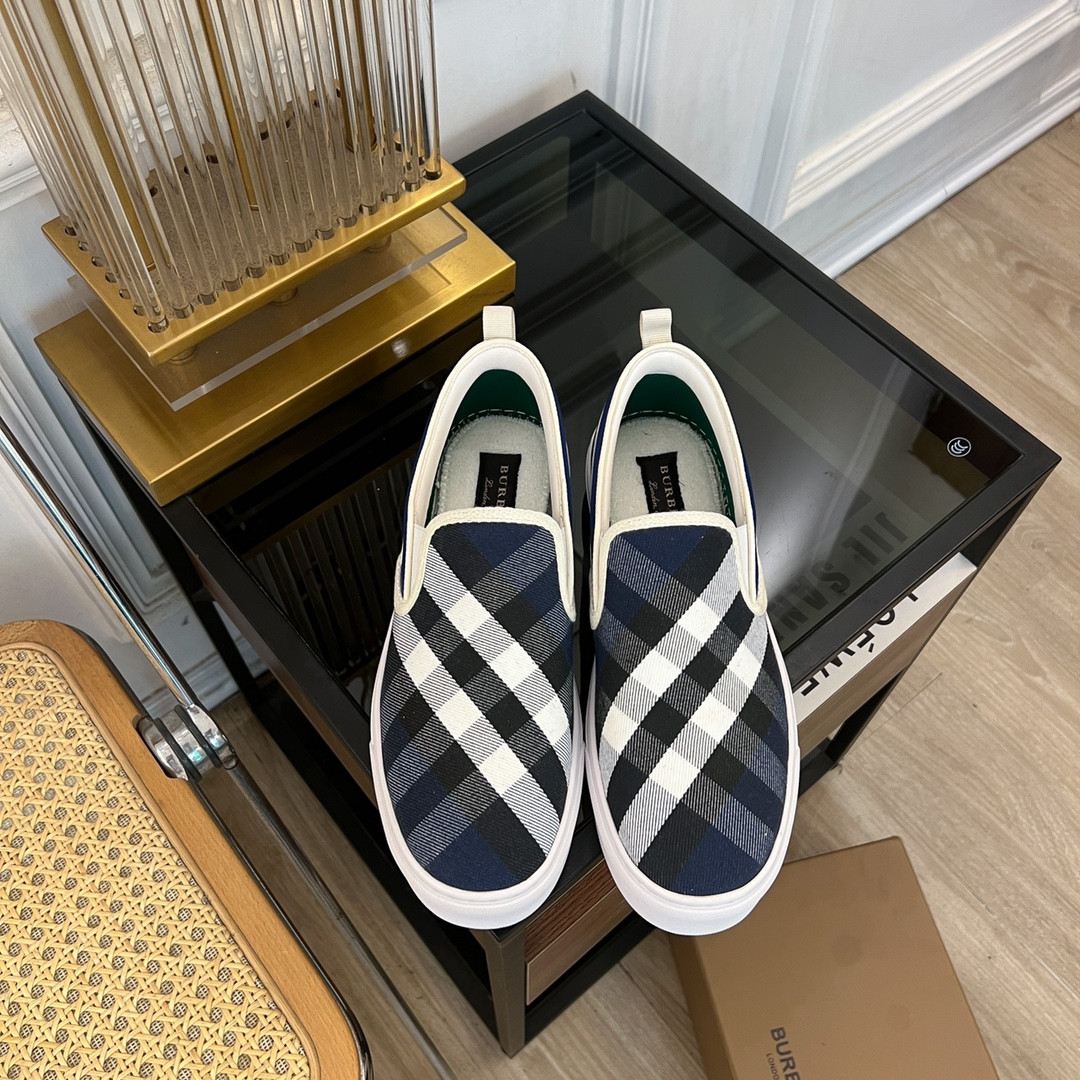 UA Burberry Slip On Sneakers