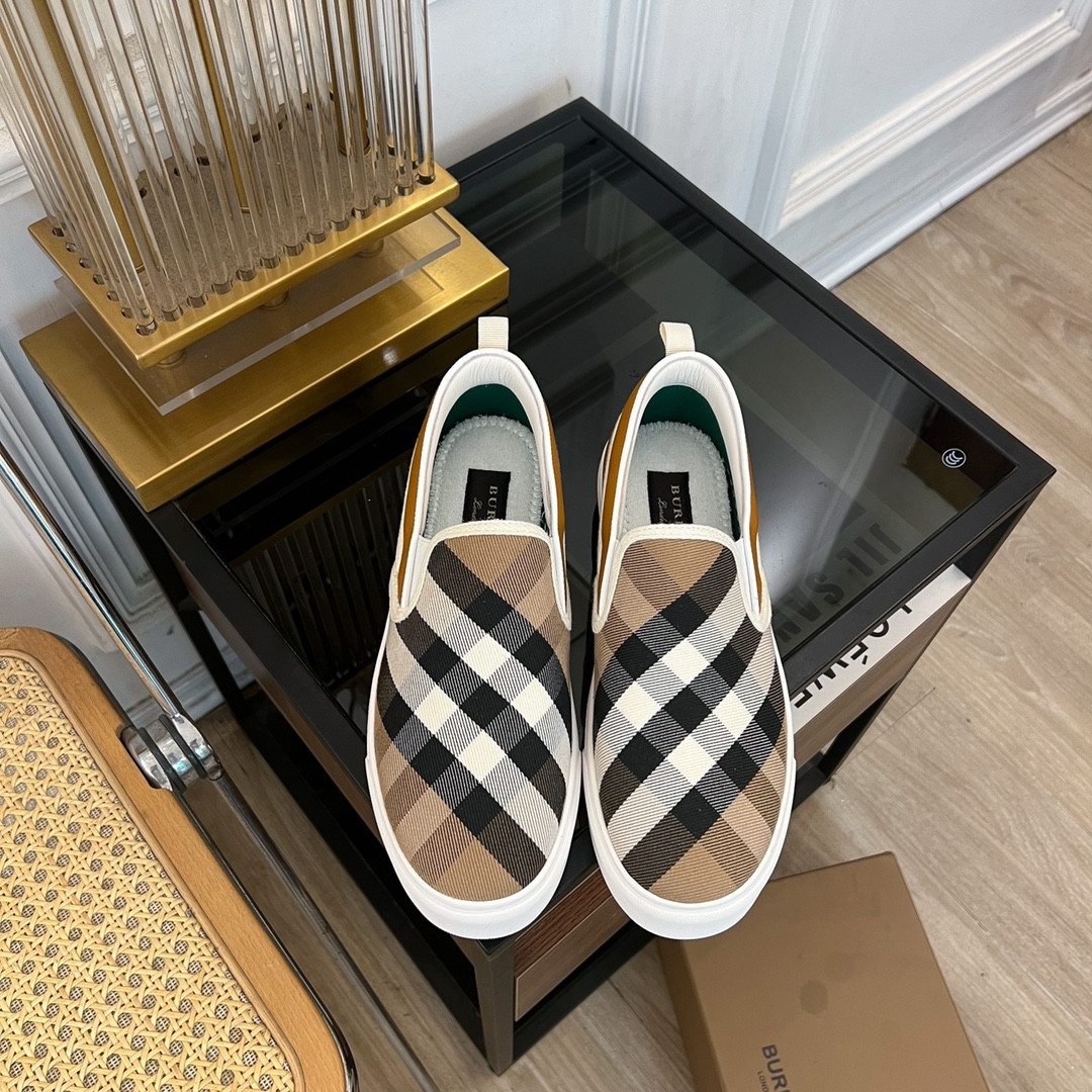 UA Burberry Slip On Sneakers