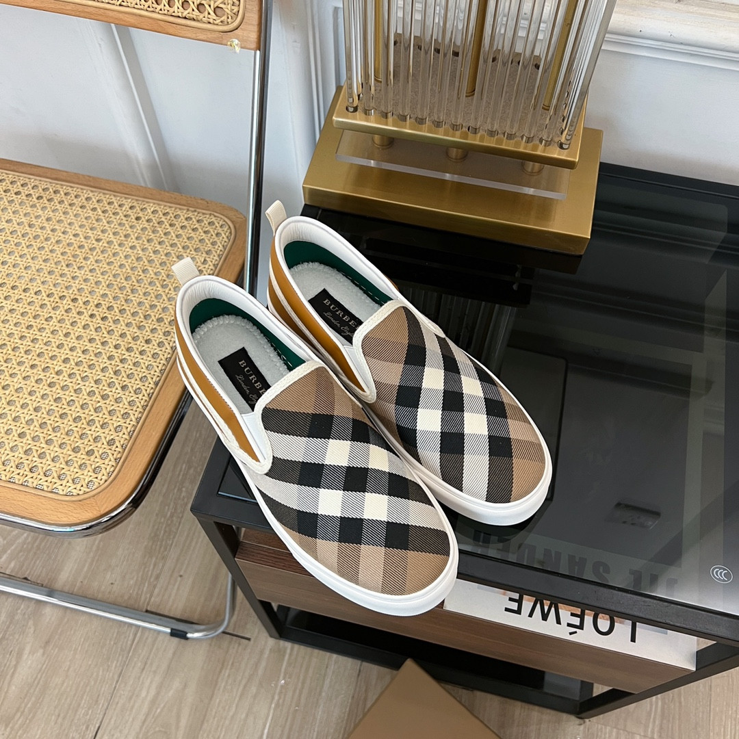 UA Burberry Slip On Sneakers