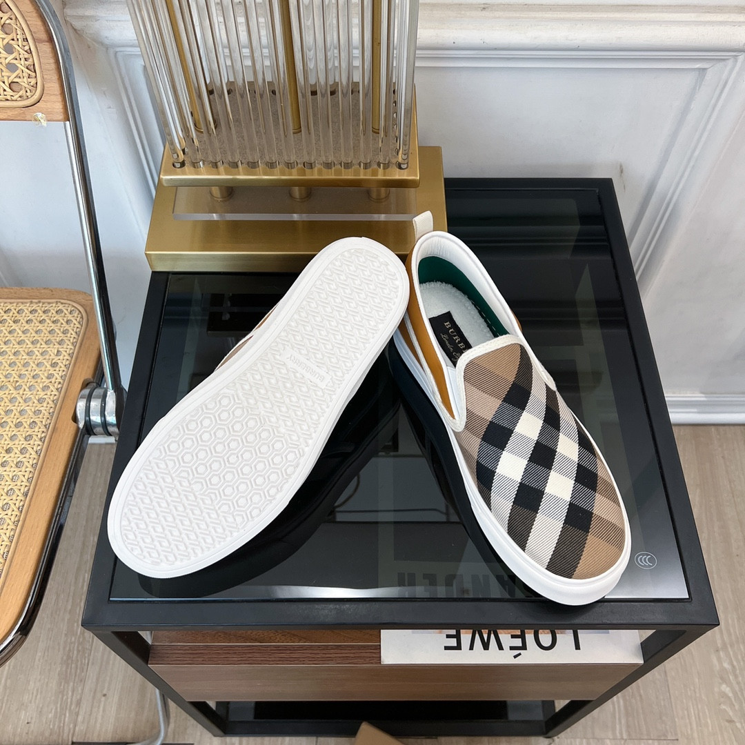UA Burberry Slip On Sneakers