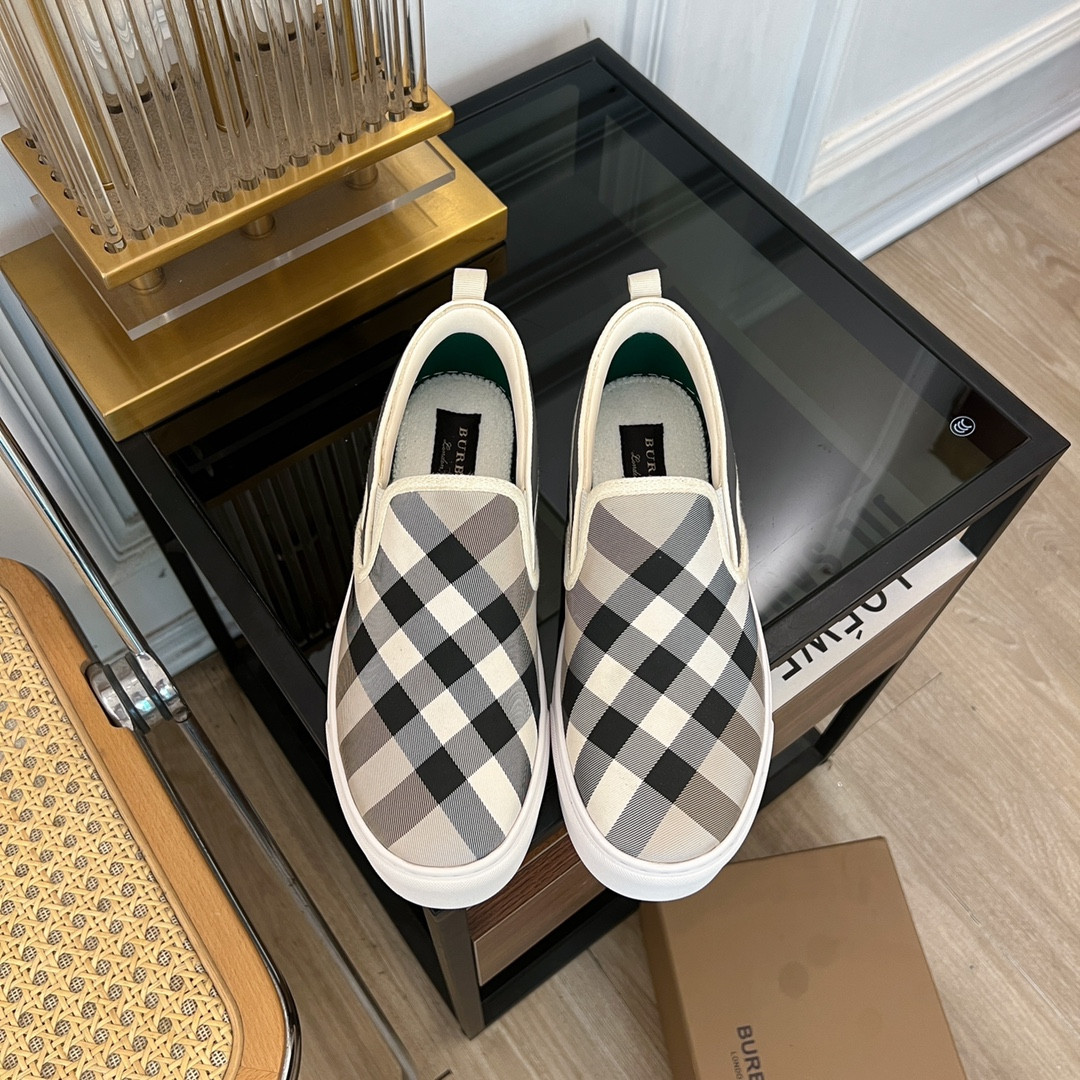 UA Burberry Slip On Sneakers