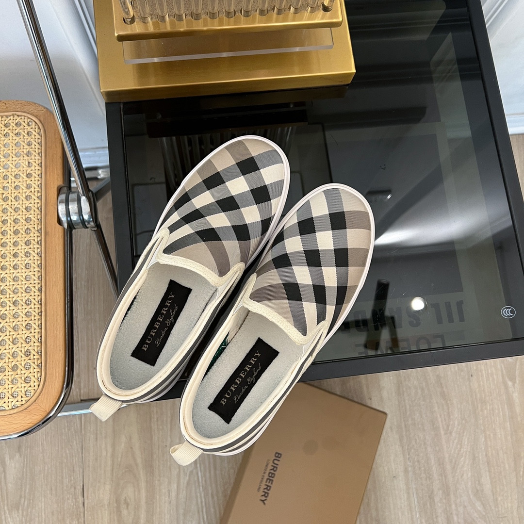UA Burberry Slip On Sneakers
