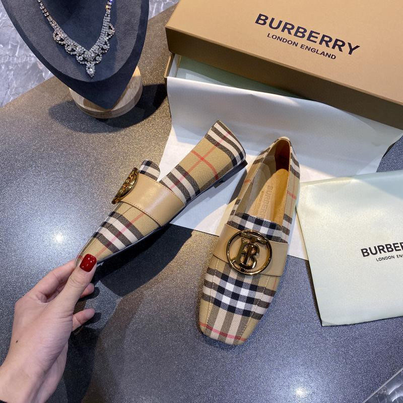 UA Burberry Check Loafers