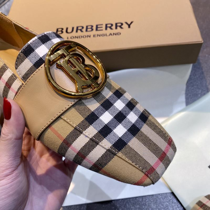 UA Burberry Check Loafers