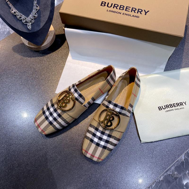 UA Burberry Check Loafers