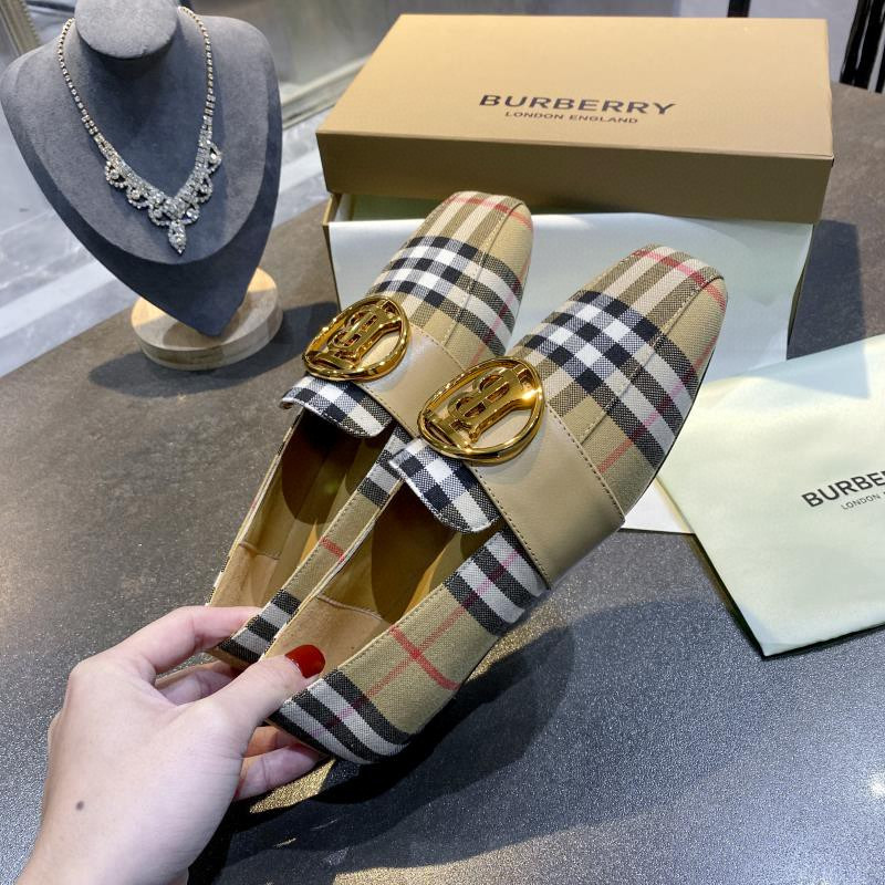 UA Burberry Check Loafers