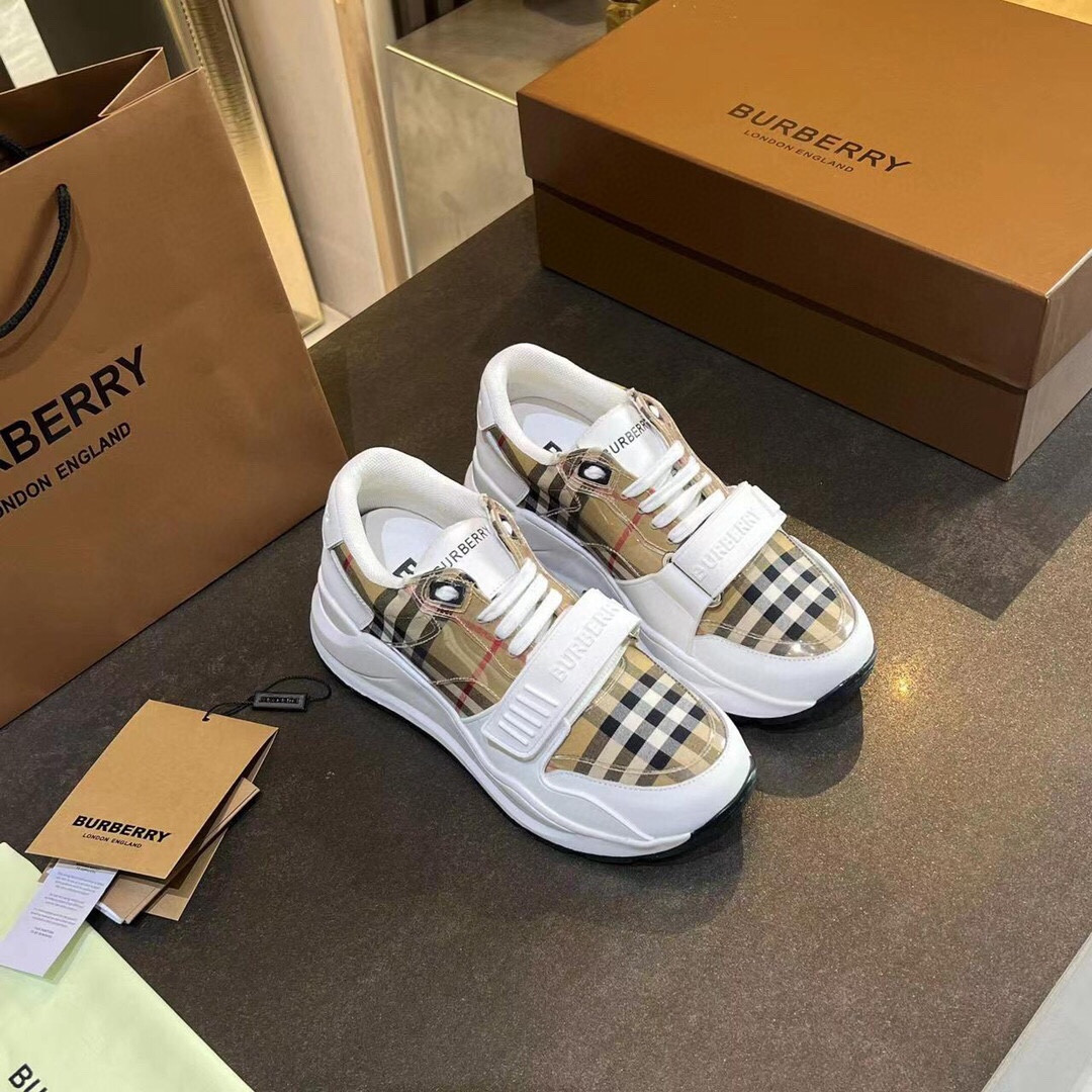 UA Burberry Check Sneakers