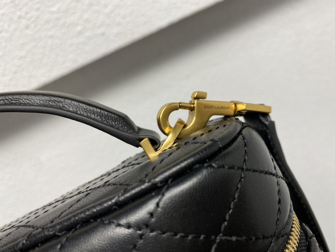 YSL GABY VANITY BAG IN LAMBSKIN 18 X 11 X 6.5 CM