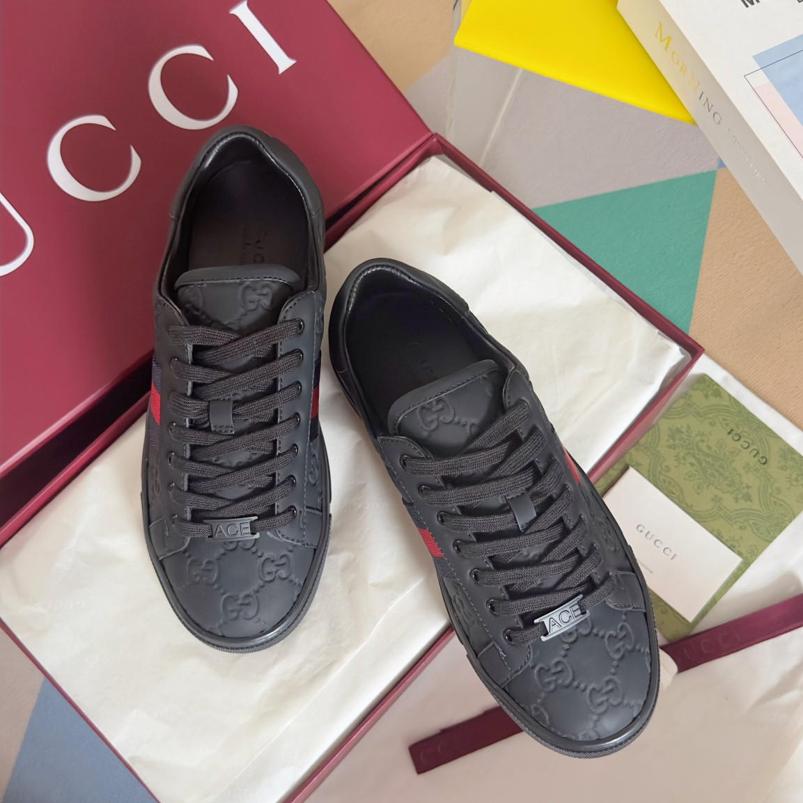 UA GUCCI Ace Sneaker With Web