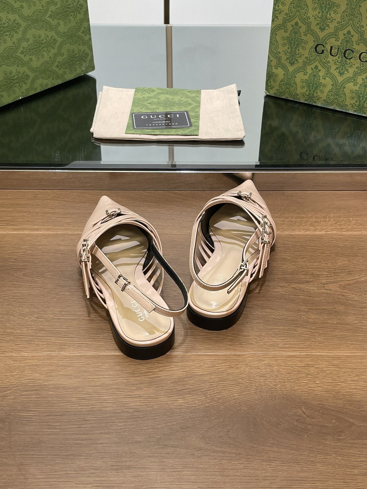 UA GUCCI Strappy Ballet Flat