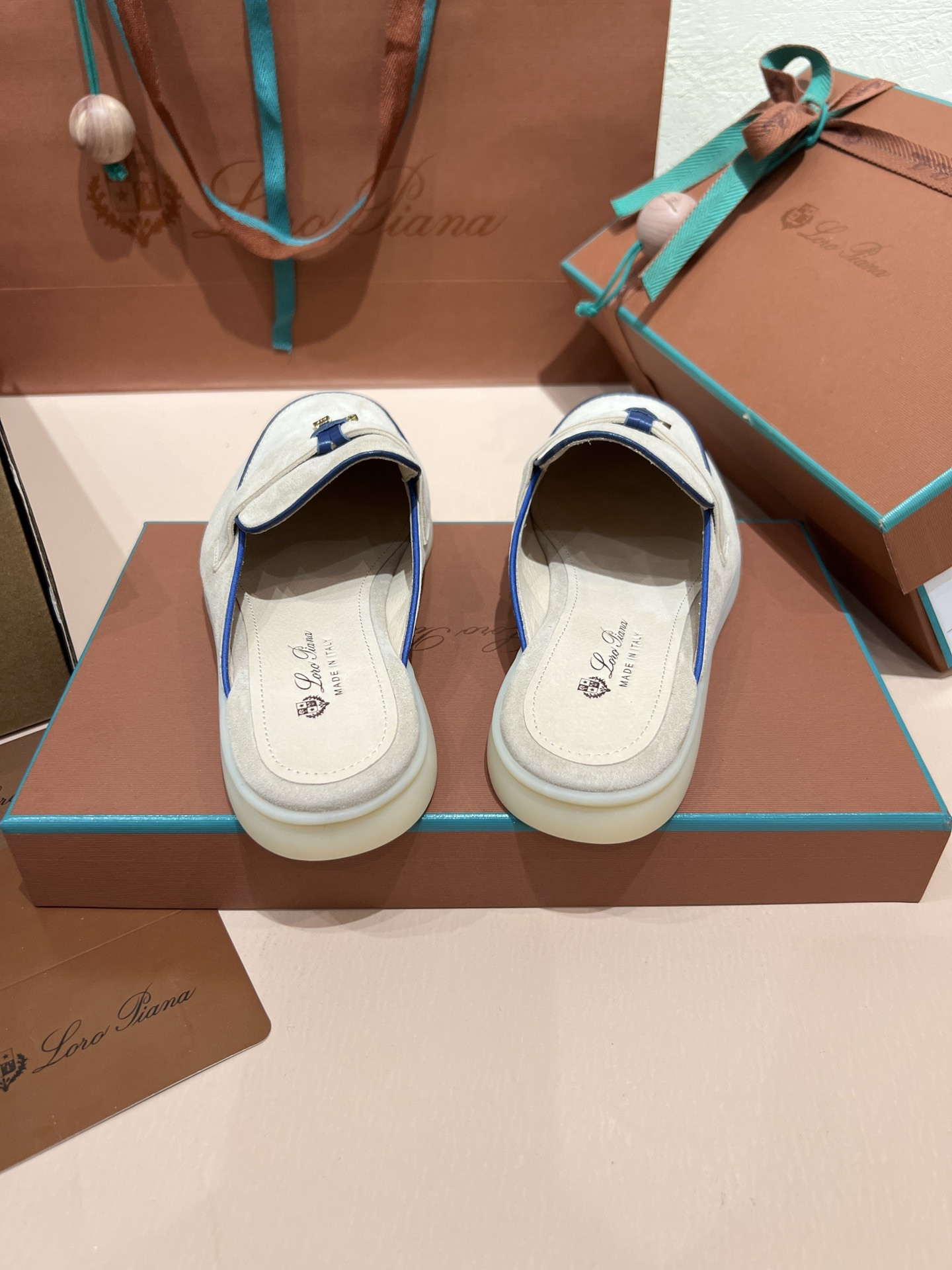 UA Loro Piana Babouche Charms Walk Loafers