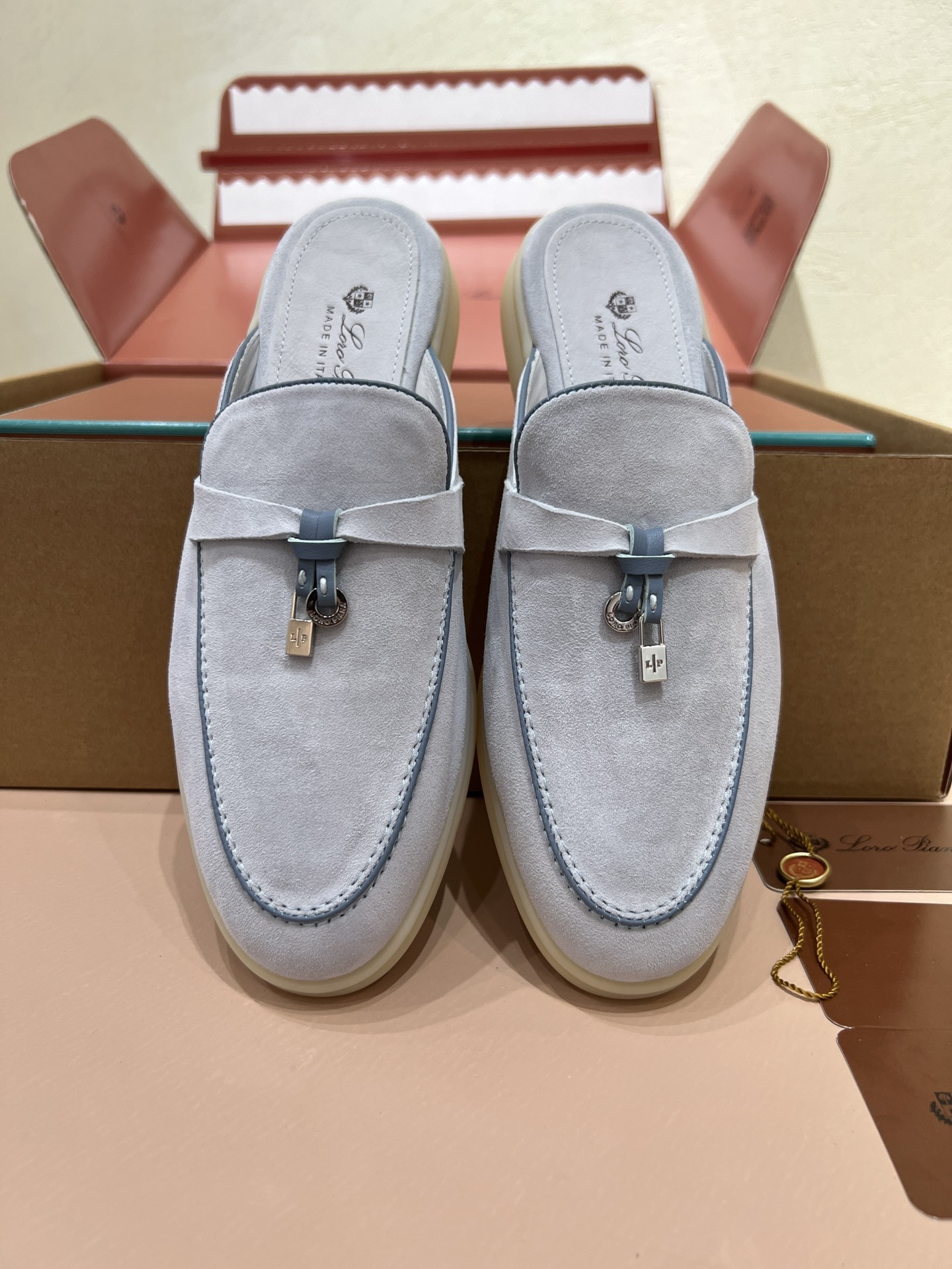 UA Loro Piana Babouche Charms Walk Loafers