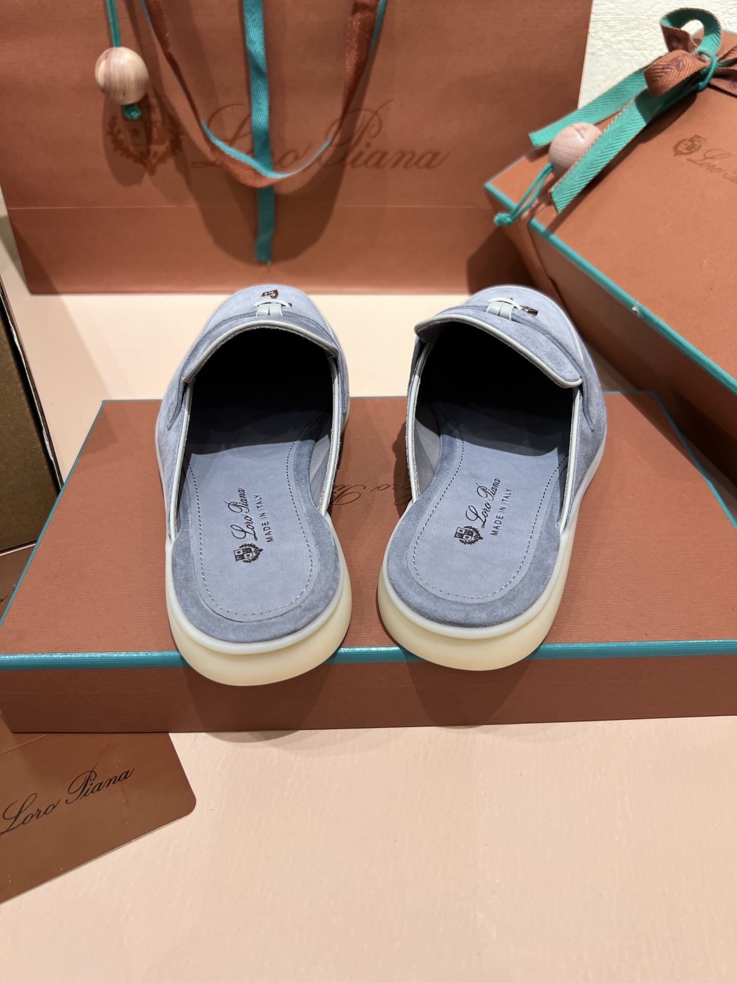 UA Loro Piana Babouche Charms Walk Loafers