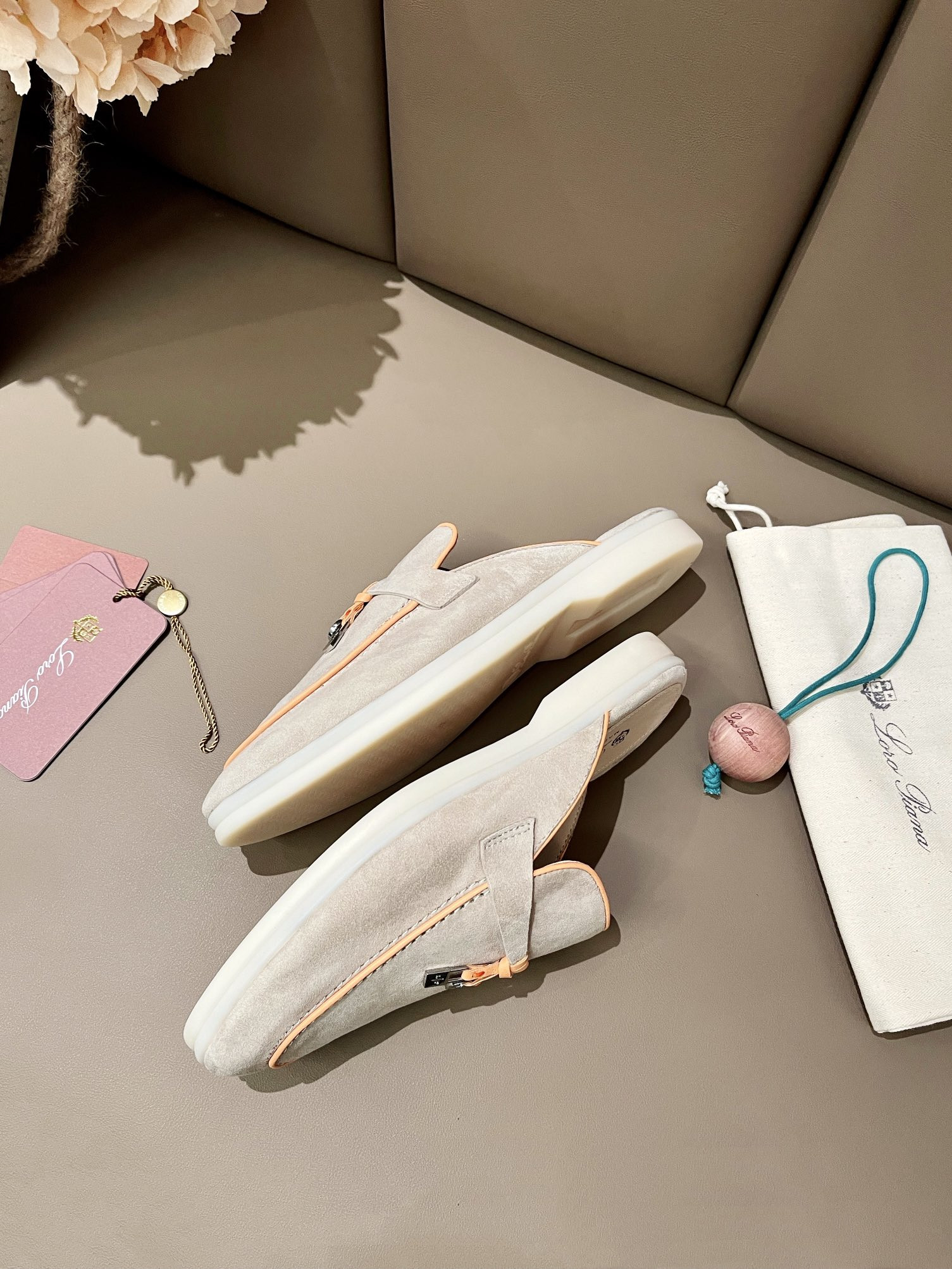 UA Loro Piana Babouche Charms Walk Loafers