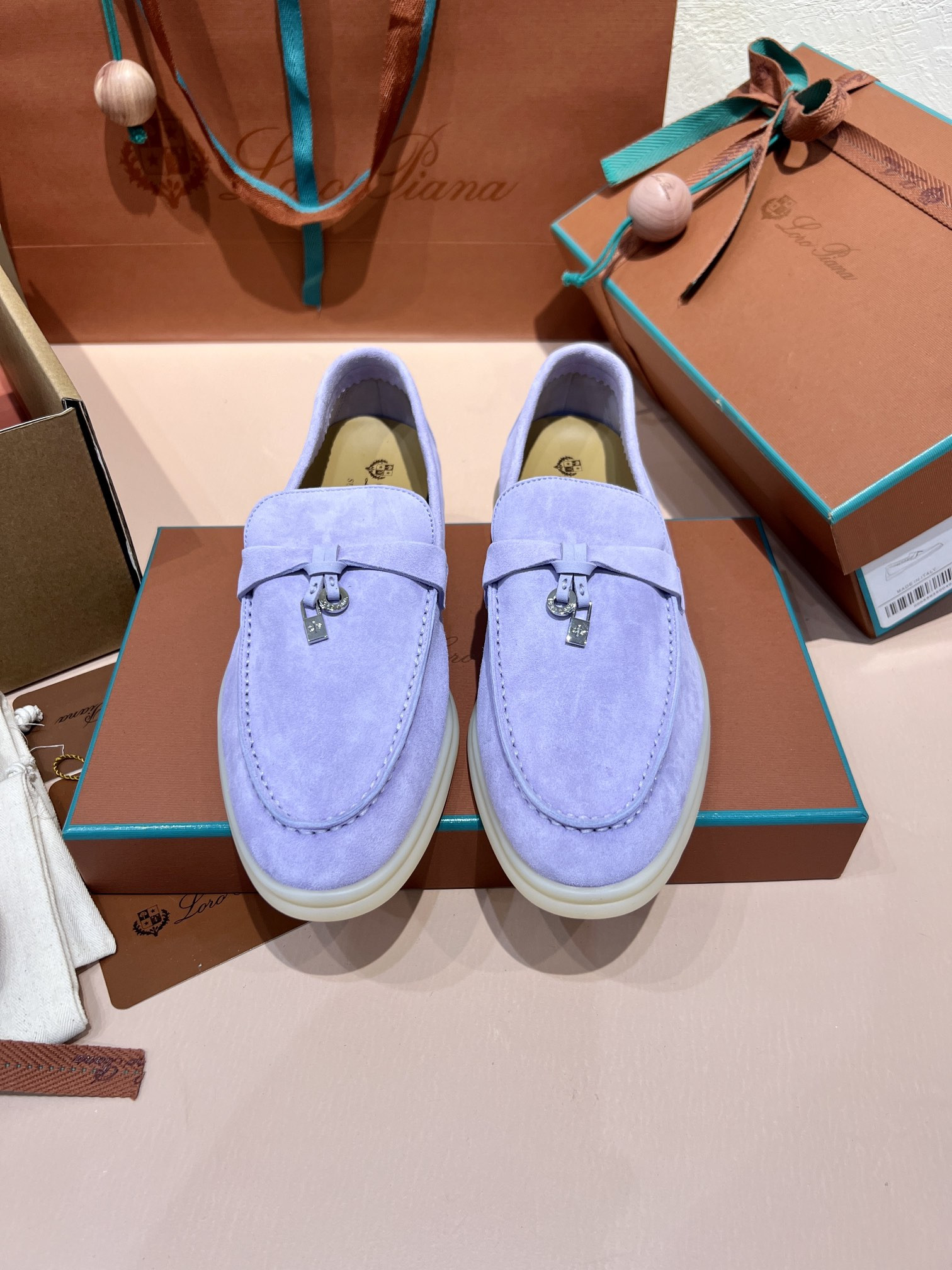 UA Loro Piana Summer Charms Walk Loafers