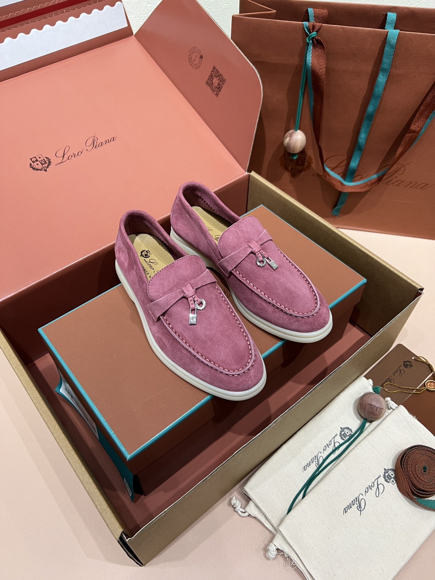 UA Loro Piana Summer Charms Walk Loafers