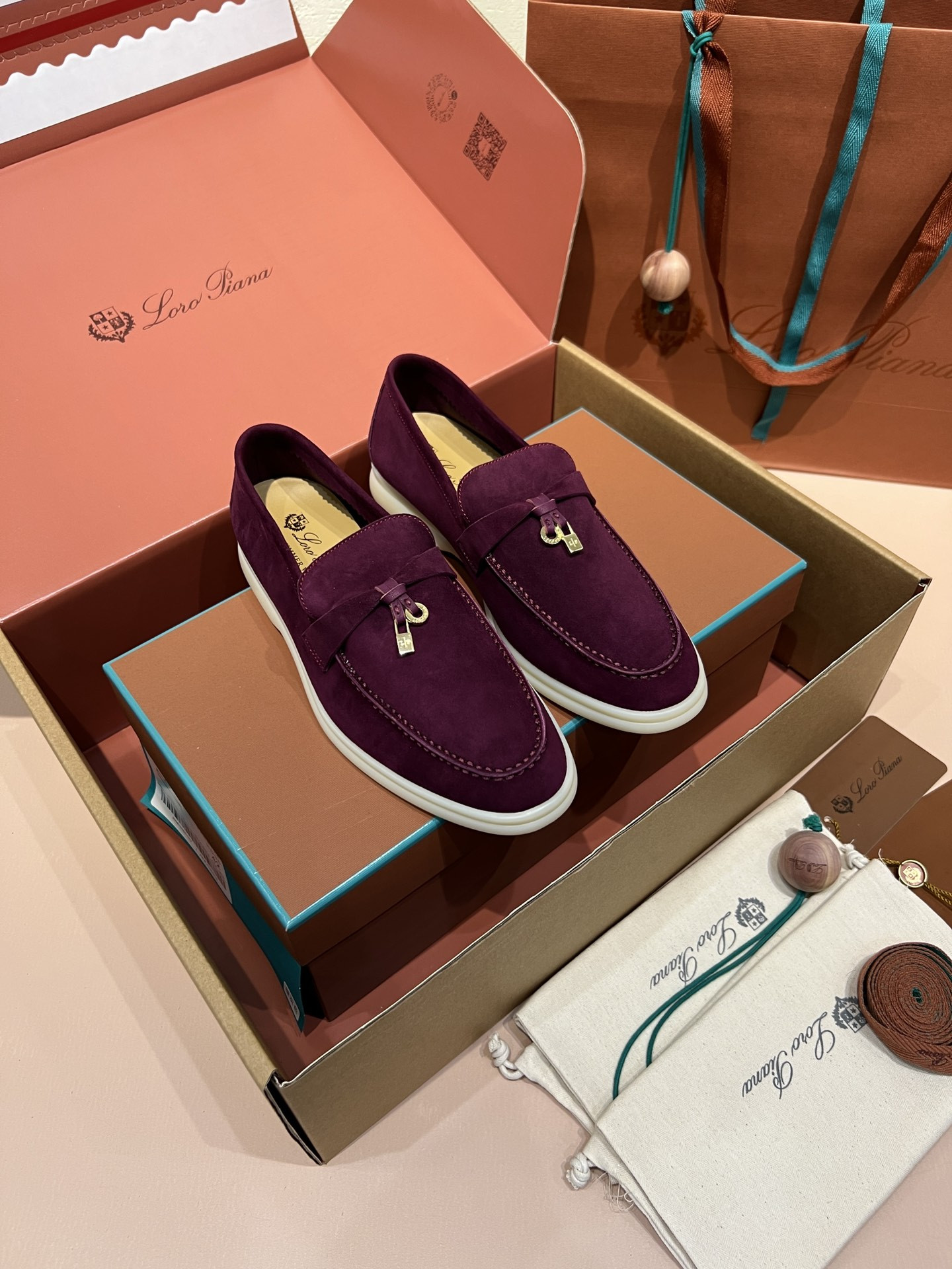 UA Loro Piana Summer Charms Walk Loafers