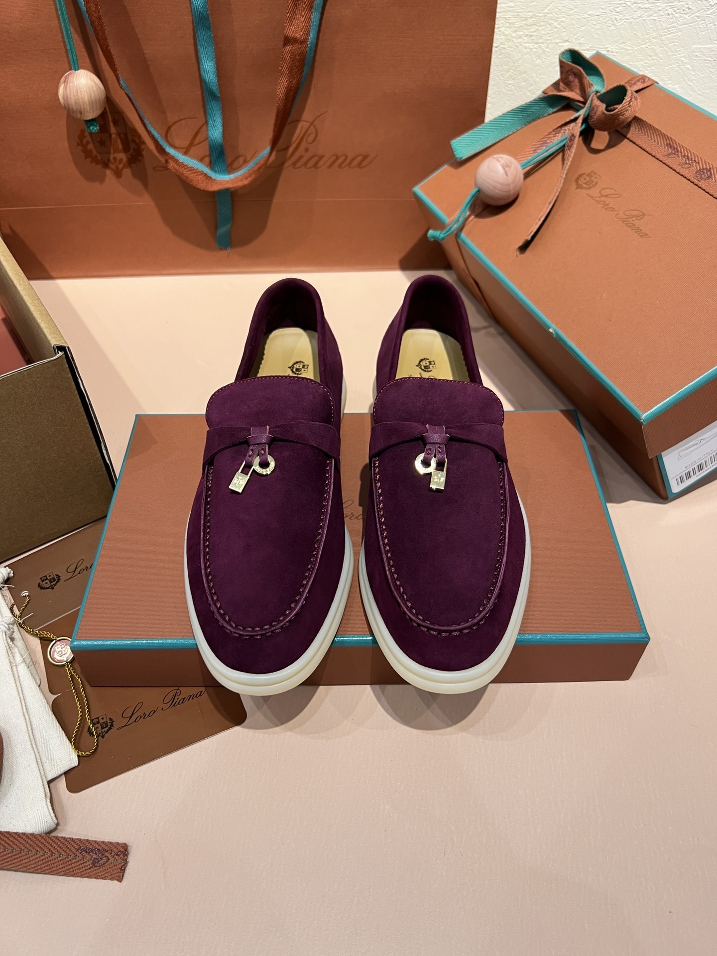 UA Loro Piana Summer Charms Walk Loafers