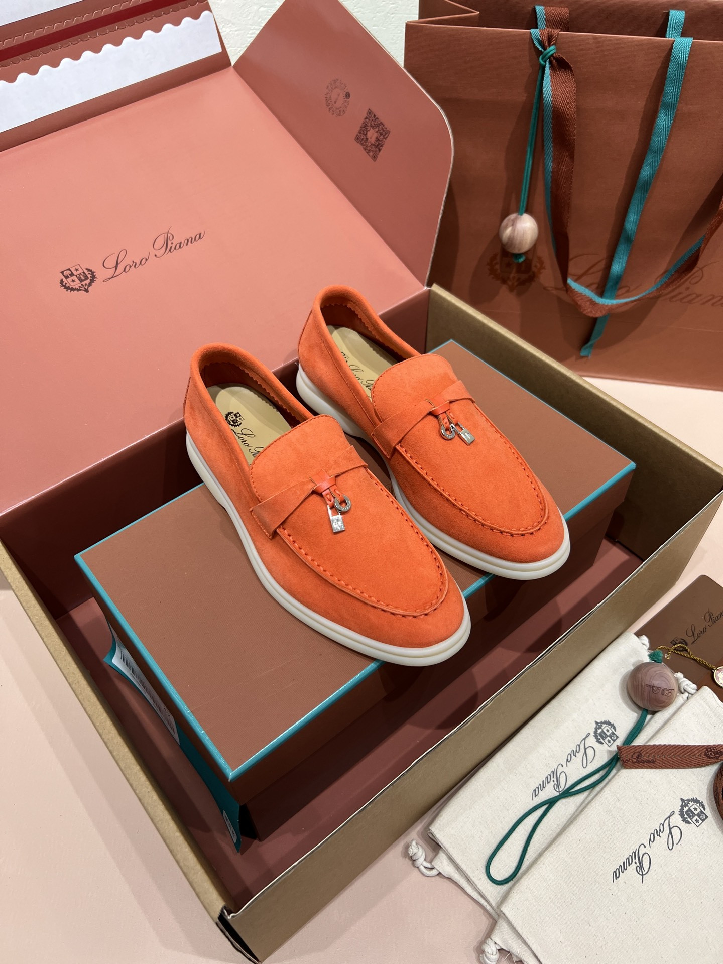 UA Loro Piana Summer Charms Walk Loafers