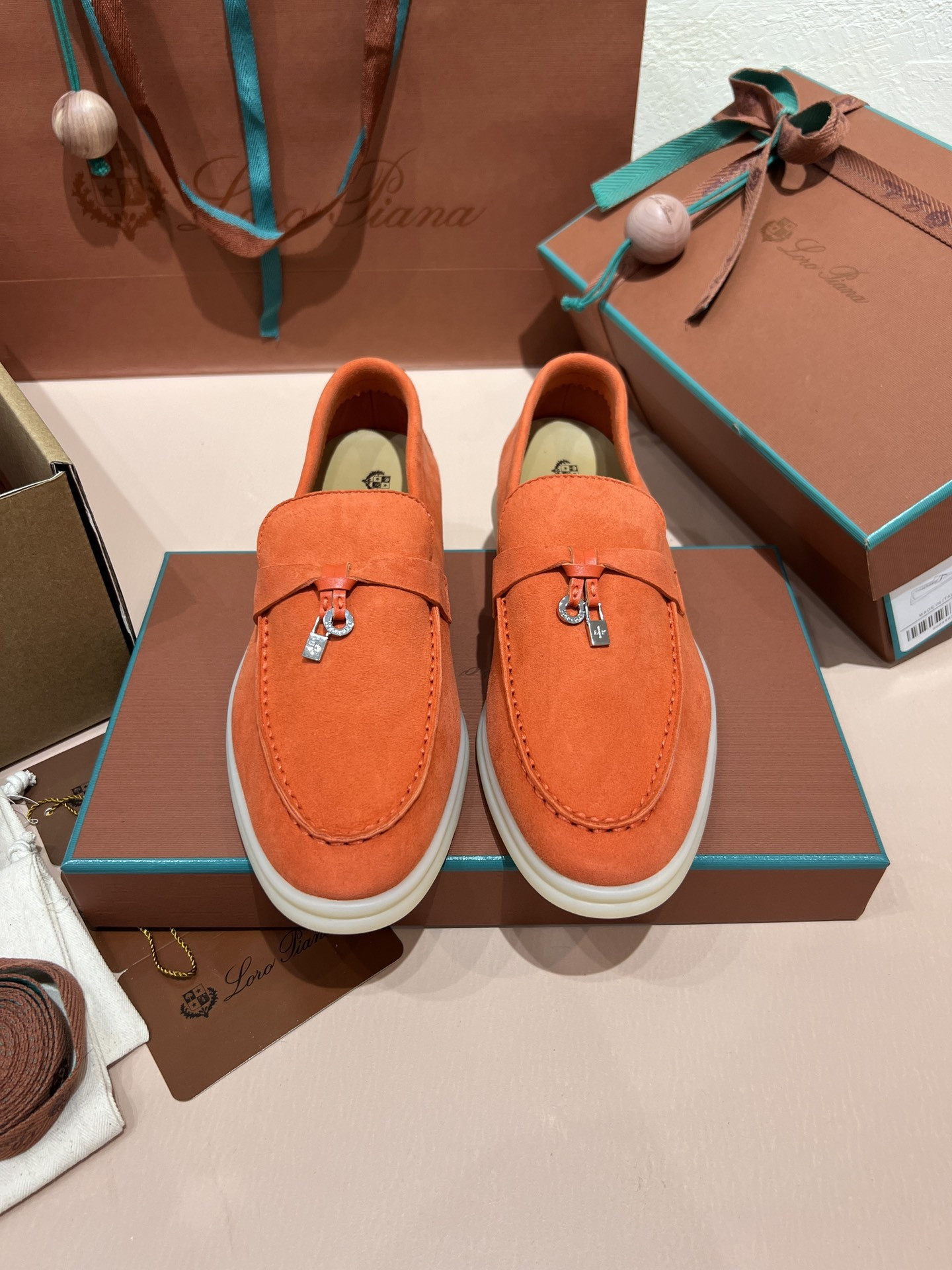 UA Loro Piana Summer Charms Walk Loafers