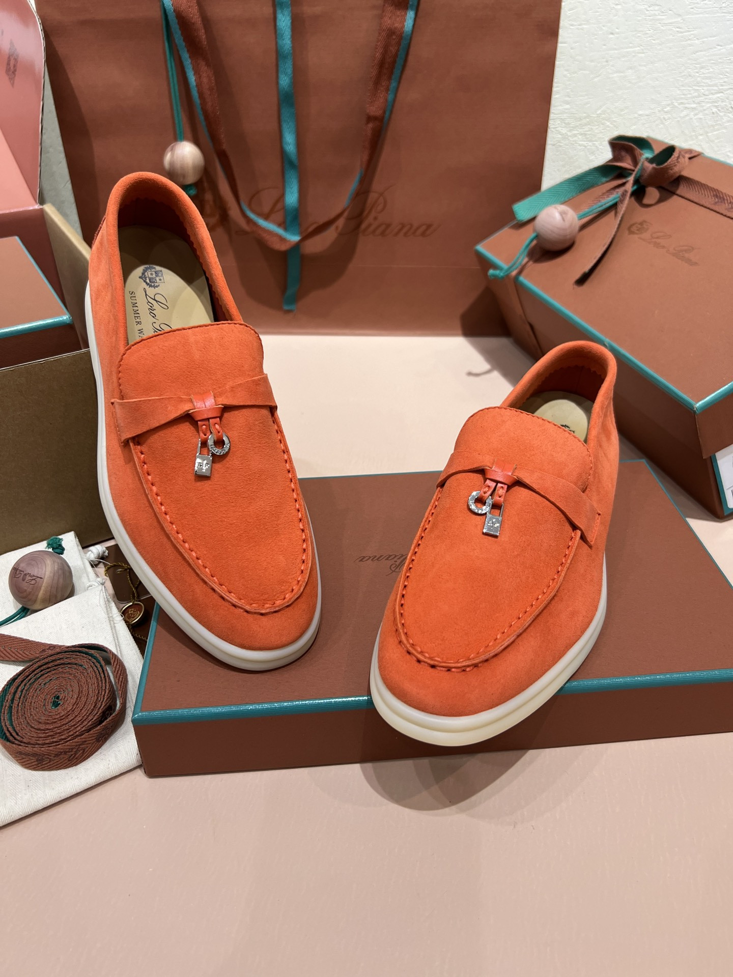 UA Loro Piana Summer Charms Walk Loafers