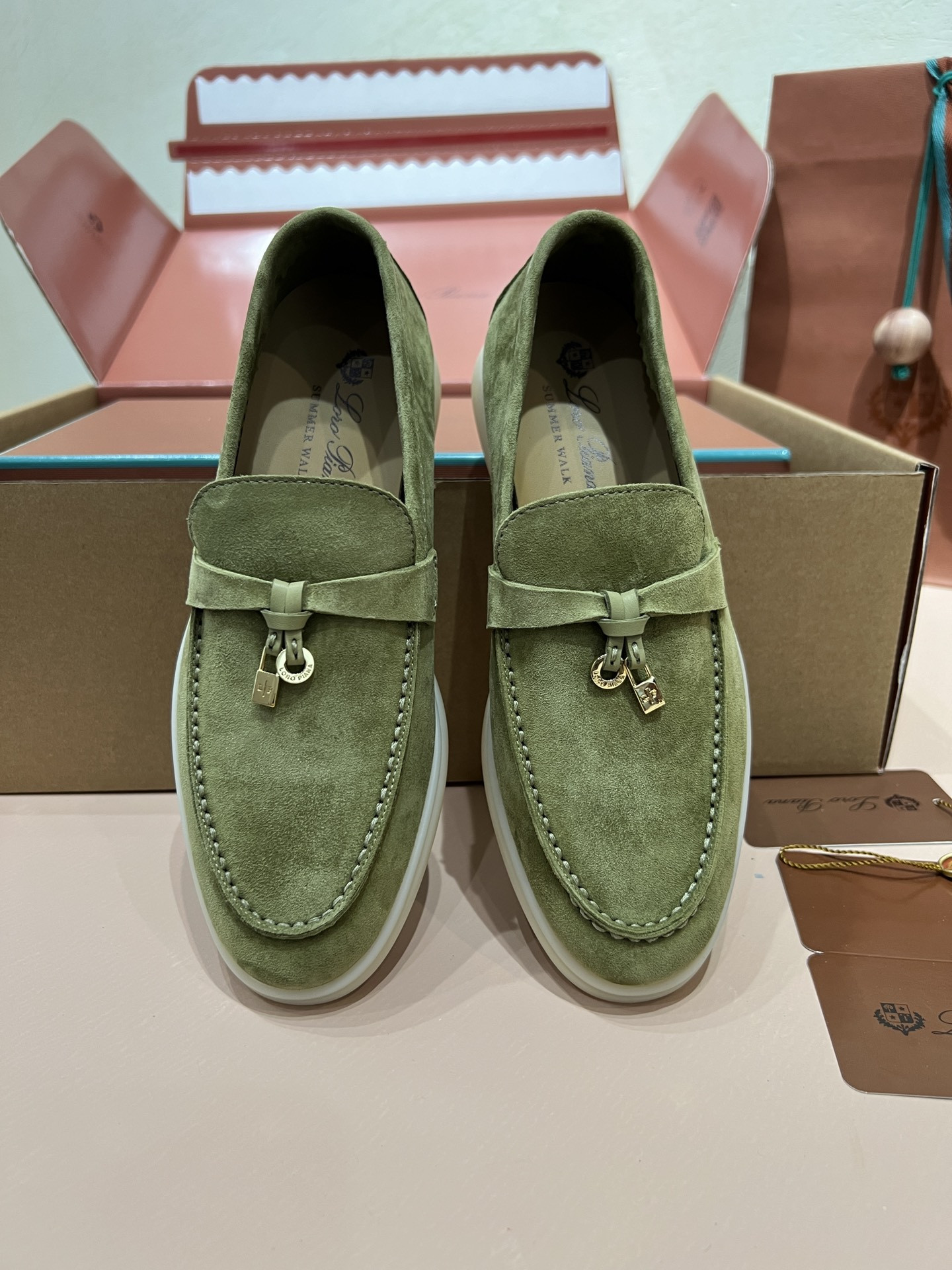 UA Loro Piana Summer Charms Walk Loafers
