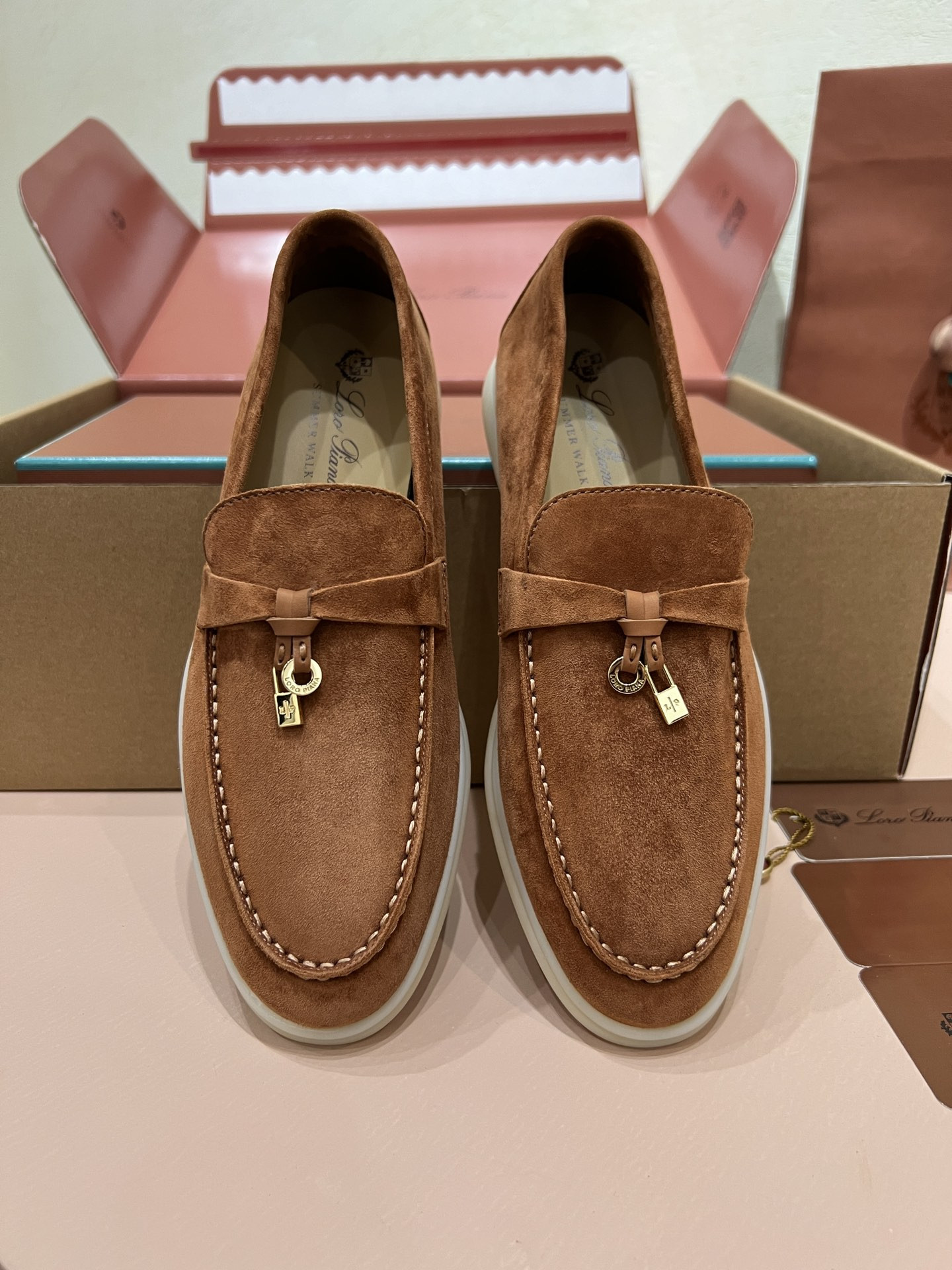 UA Loro Piana Summer Charms Walk Loafers