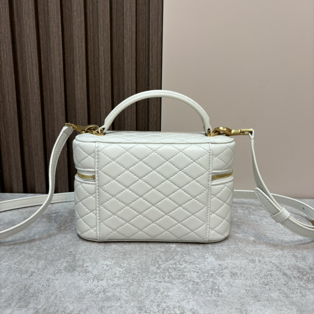 YSL GABY VANITY BAG IN LAMBSKIN 18 X 11 X 6.5 CM