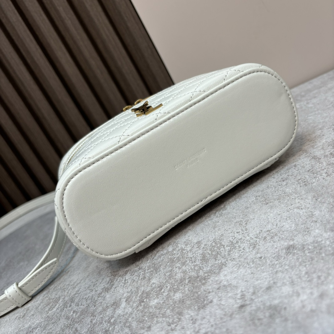 YSL GABY VANITY BAG IN LAMBSKIN 18 X 11 X 6.5 CM