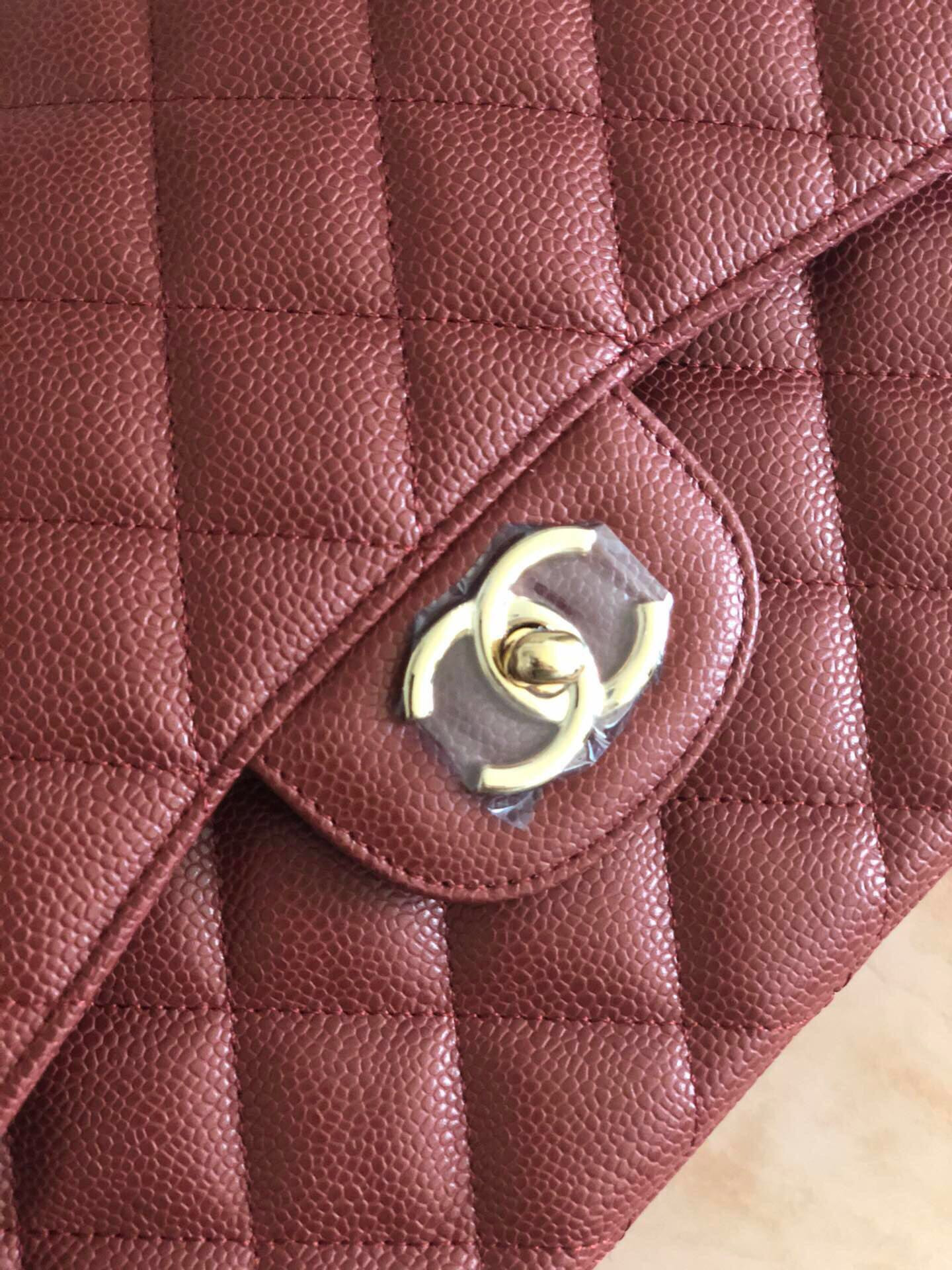 Chanel Classic Flap Jumbo 30cm CF Gold Hardware 7.6 × 11.7 × 3.9 in